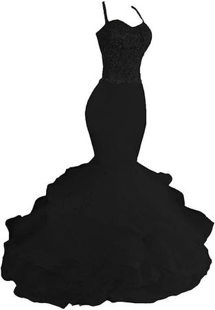 black mermaid dress