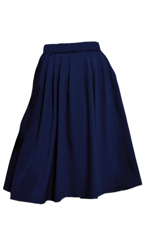 rebbie_irl’s navy blue midi skirt