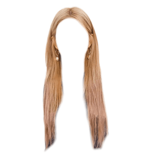 Long Straight Blonde Hair