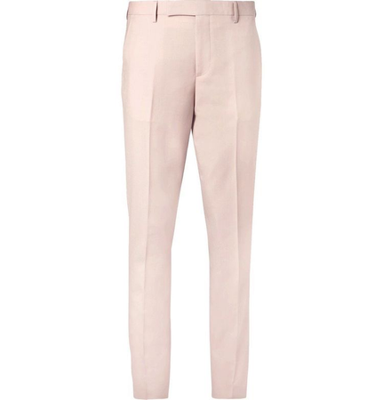 Paul Smith - Light-Pink Soho Slim-Fit Wool and Mohair-Blend Suit Trousers