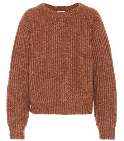 Acne Studios - Ribbed-knit wool sweater | Mytheresa