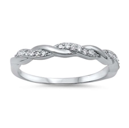 silver braid ring