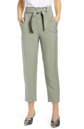 Leith Tie Front Pants | Nordstrom