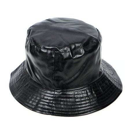 Faux Leather Bucket Hat - Own Saviour