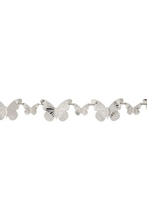 BLUMARINE

Silver Metal Butterfly Belt