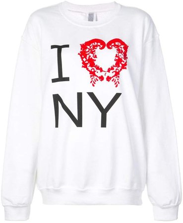 I Heart NY print sweatshirt