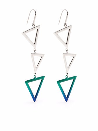Isabel Marant Triangle Dangle Earrings - Farfetch