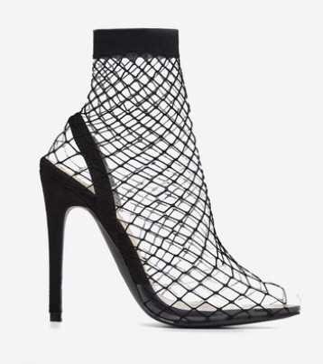 black fishnet heels heeled shoes