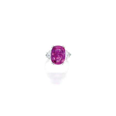 Pink Sapphire and Diamond Ring | Magnificent Jewels | Sotheby's