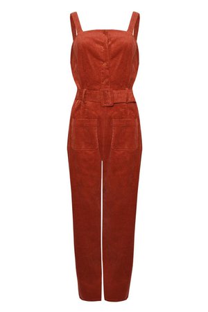 Cordurory Belted Jumpsuit by Glamorous