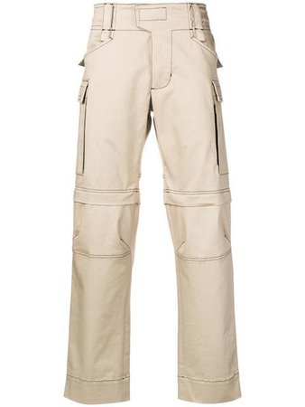 1017 ALYX 9SM contrast stitch cargo trousers