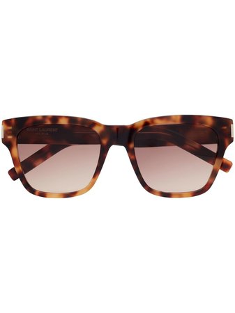 Saint Laurent SL 560 rectangle-frame Sunglasses - Farfetch