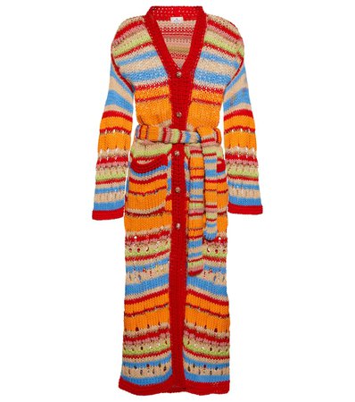 Etro - Striped wool-blend cardigan | Mytheresa