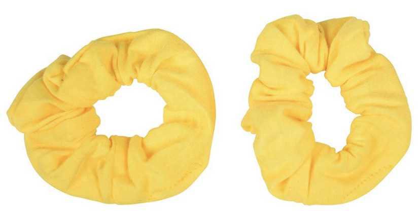 Yellow scrunchie
