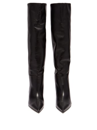 Charlotte 55 leather knee boots | Saint Laurent | MATCHESFASHION.COM US
