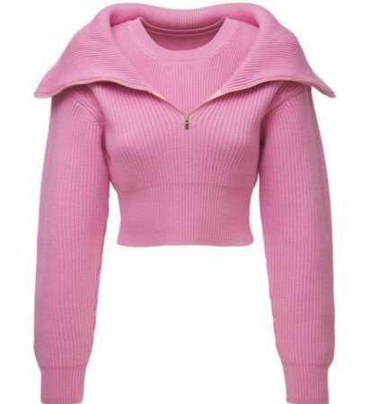 pink sweater
