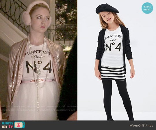 WornOnTV: Chanel 3’s Magnifique tee and pink sequin jacket on Scream Queens | Billie Lourd | Clothes and Wardrobe from TV