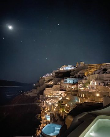 Santorini night