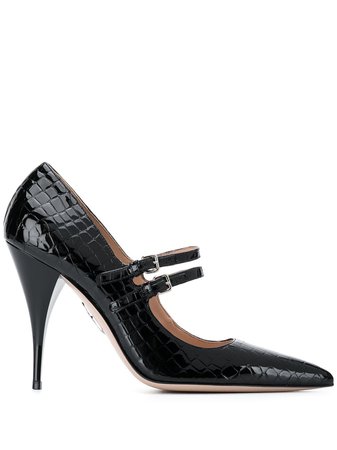Miu Miu snakeskin effect high-heels $890 - Buy Online SS19 - Quick Shipping, Price