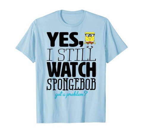 Amazon.com: Spongebob Squarepants Problem T-Shirt: Clothing