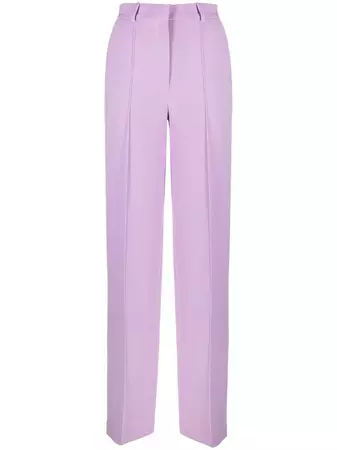 Lesyanebo straight-leg pressed-crease Trousers