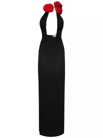 Lvr exclusive stretch viscose long dress - Magda Butrym - Women | Luisaviaroma