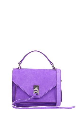 Rebecca Minkoff Purple Suede Bag