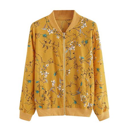 yellow floral jacket