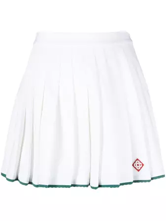 Casablanca Pleated Tennis Skirt - Farfetch