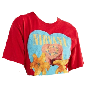 Nirvana Shirt PNG Top