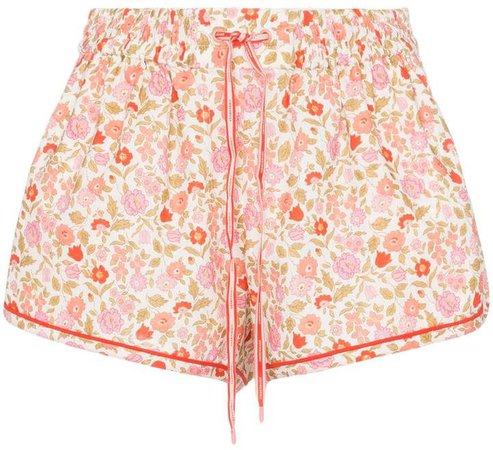 Goldie floral-print shorts