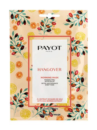 Payot Morning Mask Hangover – купить по цене 210 рублей | Тканевая маска для сияния кожи лица Payot Morning Mask Hangover | Отзывы