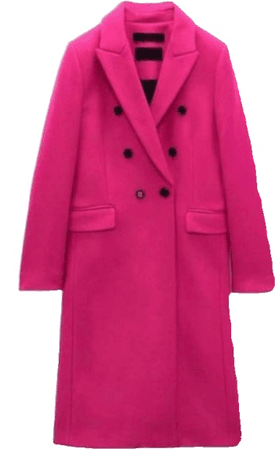 Zara pink coat