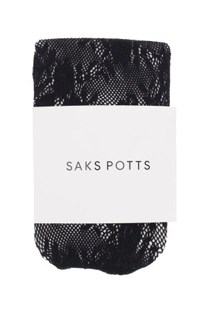 Saks Potts Lucy Stretch Lace Tights With Logo