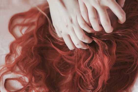 hair red aesthetic