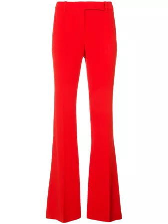 Alexander McQueen Flared Tailored Trousers - Farfetch