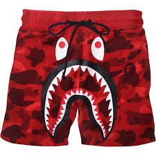 red bape shorts - Google Search
