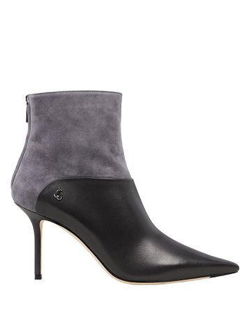 Beyla Suede and Leather Booties