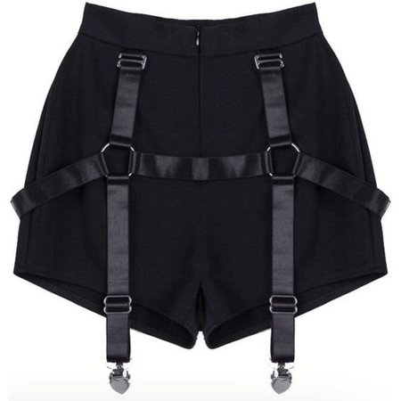 Black Shorts With Straps | ShopLook