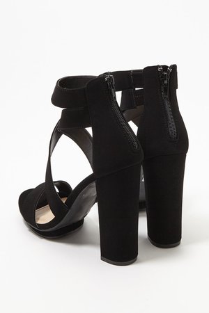 Cross Band Block Heel Sandal | Shoes | Charlotte Russe