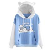Polar Bear Hoodie Hooded Sweatshirt Kawaii Cute Baby | DDLG Playground