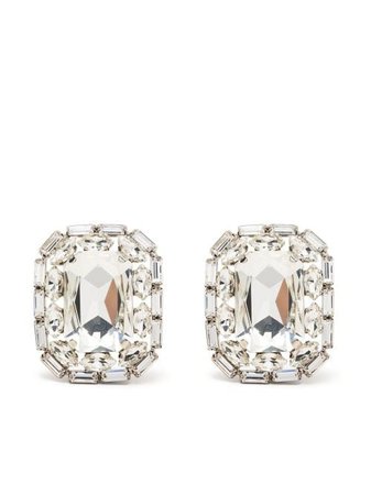 Alessandra Rich crystal-embellished Stud Earrings - Farfetch