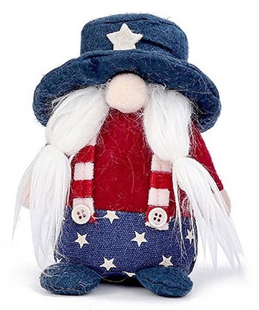 Dincener Blue & Red Star Stripe Girl Gnome Figurine | Best Price and Reviews | Zulily