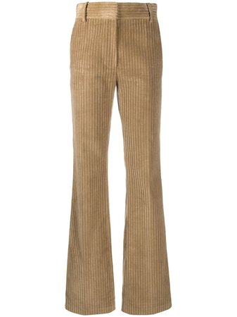 Shop Victoria Beckham straight-leg corduroy trousers with Express Delivery - Farfetch