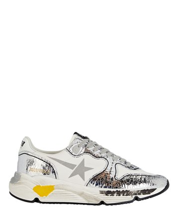 Golden Goose Running Sole Leather Sneakers | INTERMIX®