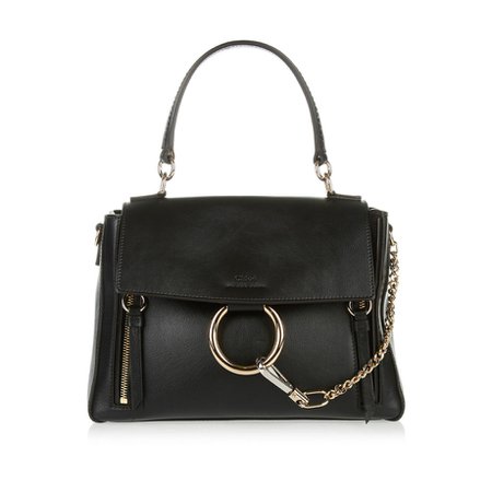Small Faye leather shoulder bag | LuisaWorld