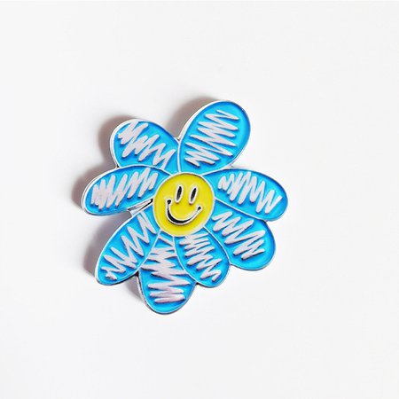 KPOP G Dragon Peaceminusone Cute Daisy Smiley Badge Unisex Brooches Jewelry Bag Hat Denim Pin Accessories Fans Collection Gift| | - AliExpress