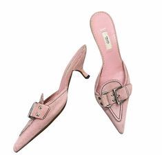 vintage Prada pink heels