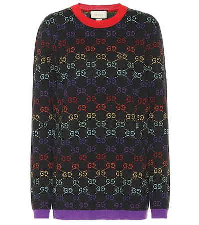 GG wool jacquard sweater