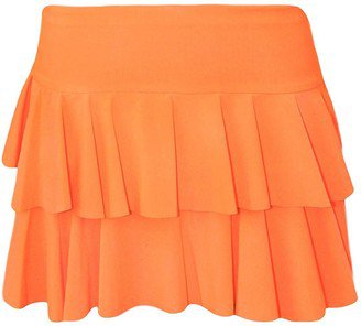orange ruffle skirt - Google Search